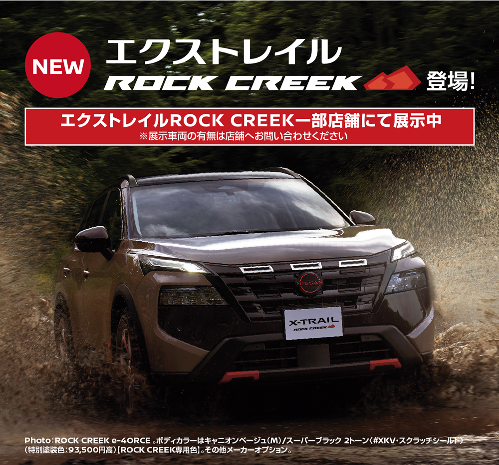 エクストレイル ROCK CREEK